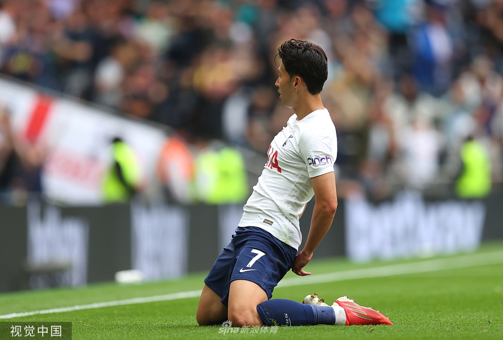 [英超]热刺1-0曼城 孙兴O破门