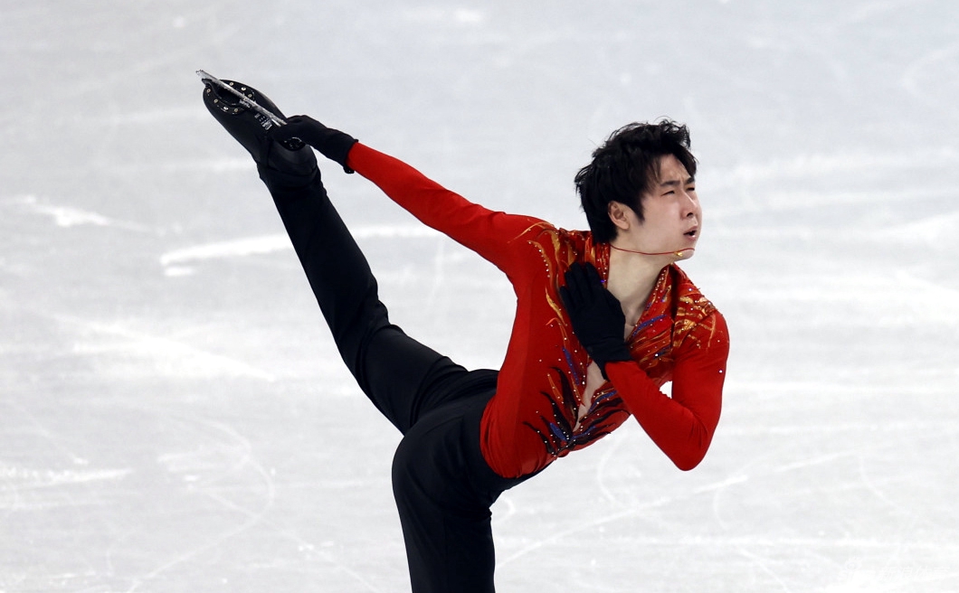 新浪直击花滑自由滑金博洋第九