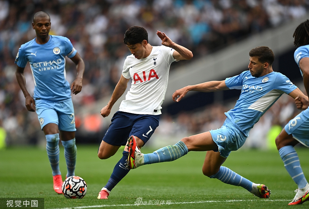 [英超]热刺1-0曼城 孙兴O破门