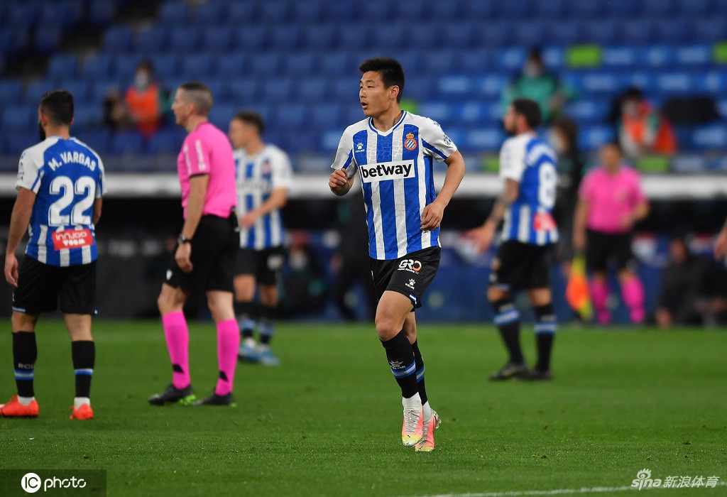 [西乙]西班牙人2-1领跑 武磊88分钟替补登场