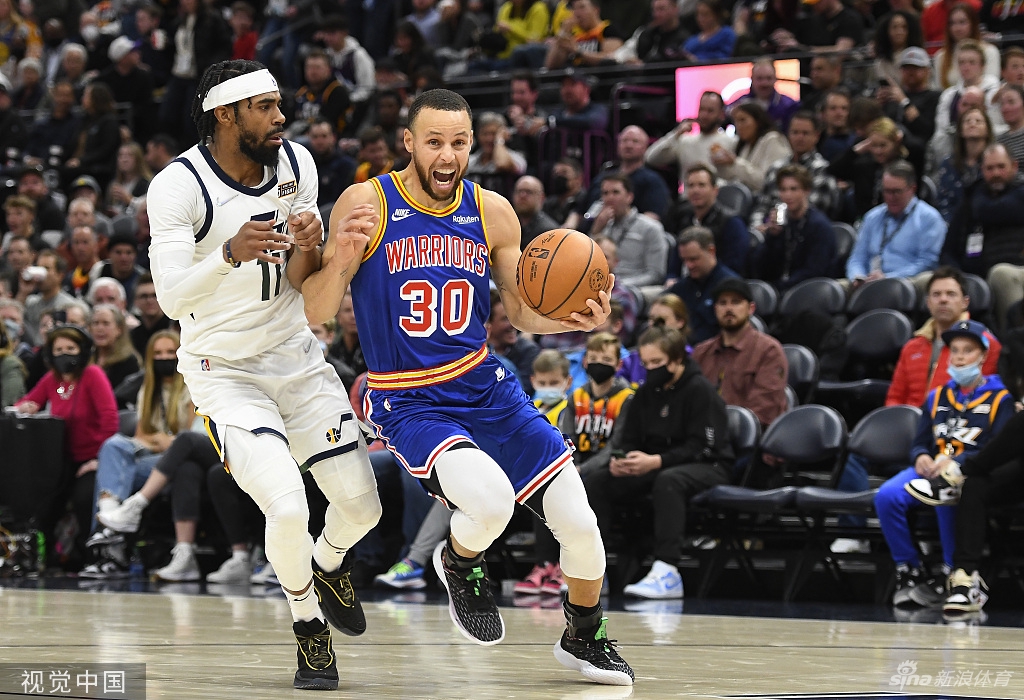 [NBA]勇士85-111爵士 库里16分