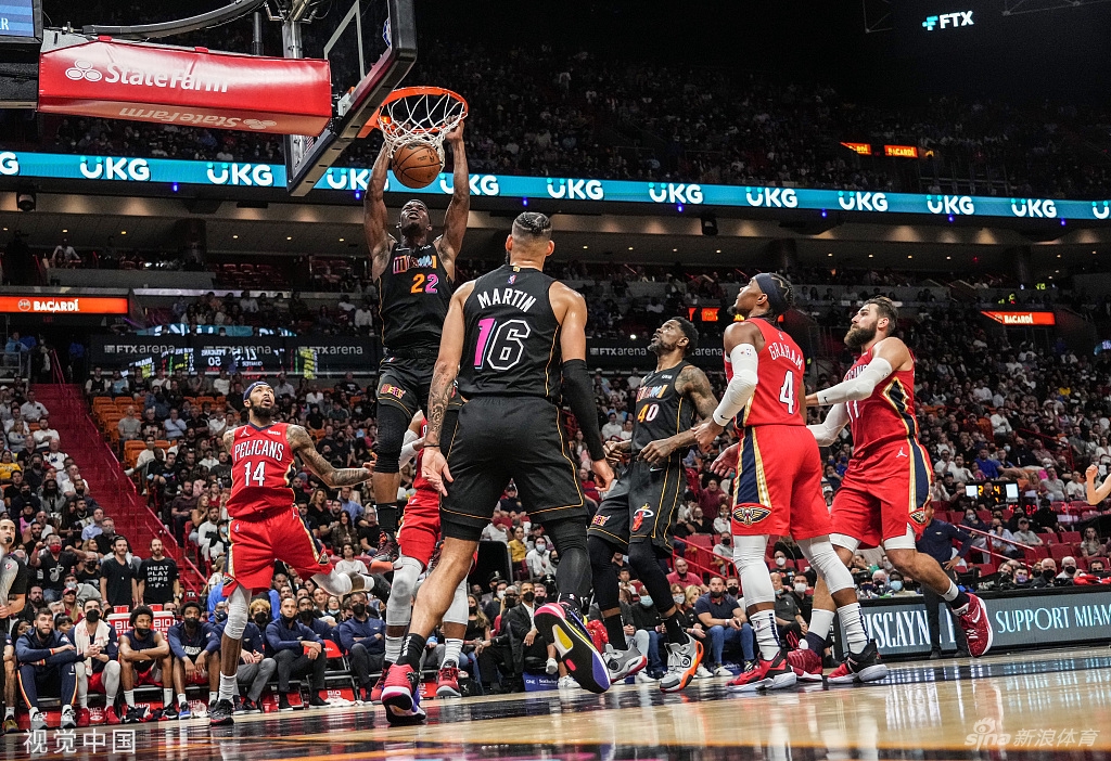 [NBA常规赛]鹈鹕98-113热火