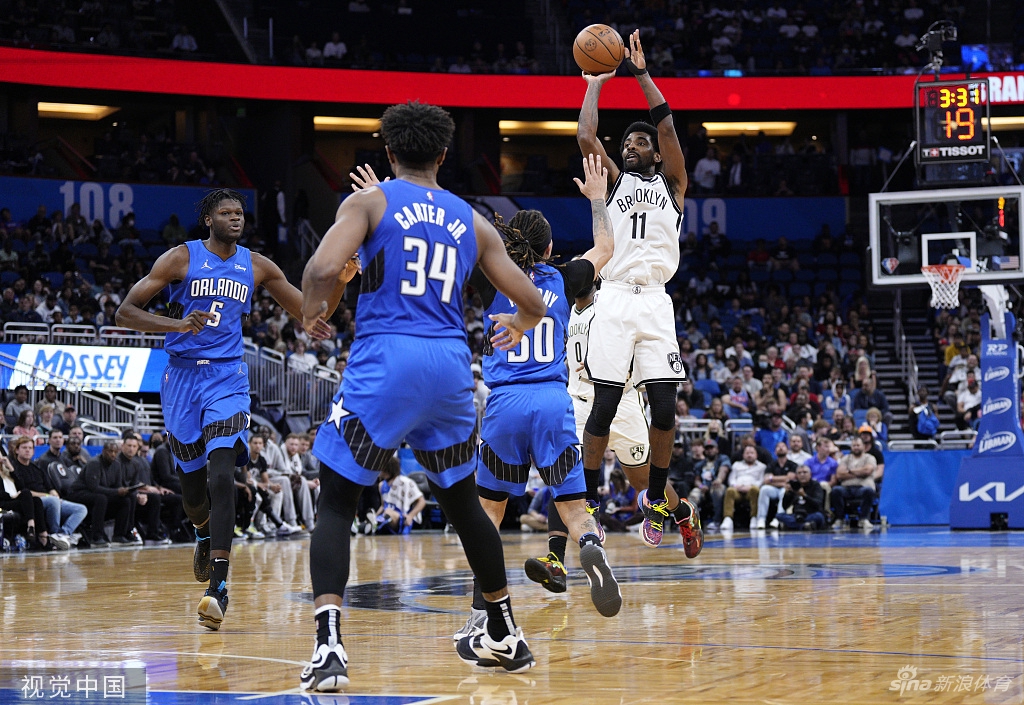 [NBA]篮网150-108魔术 欧文豪取60分