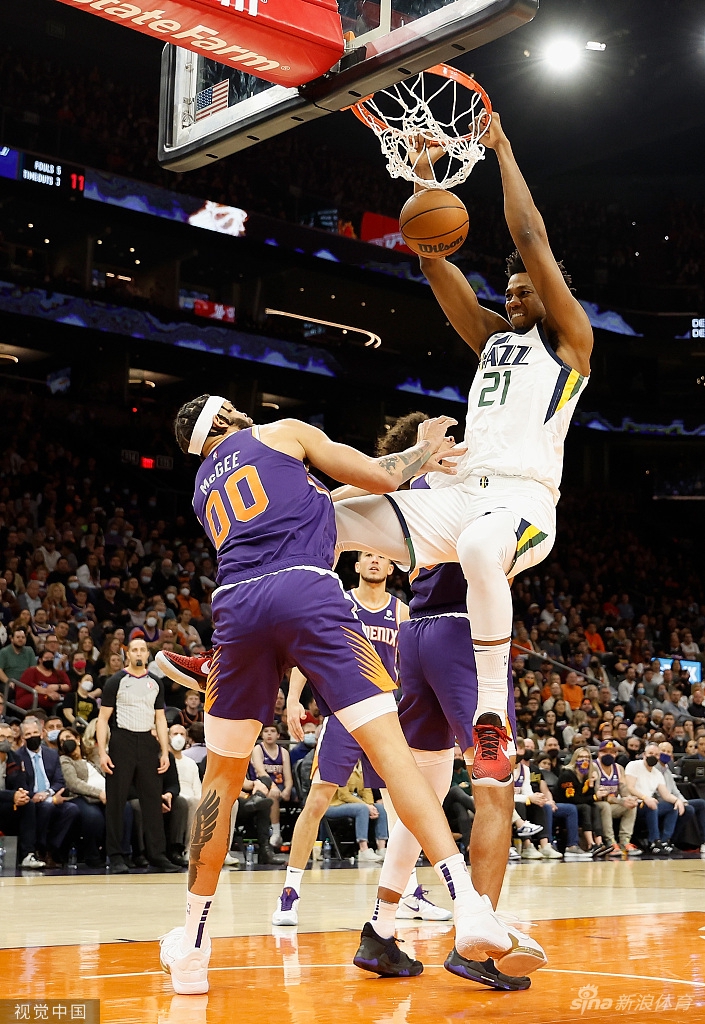[NBA常规赛]爵士109-115太阳
