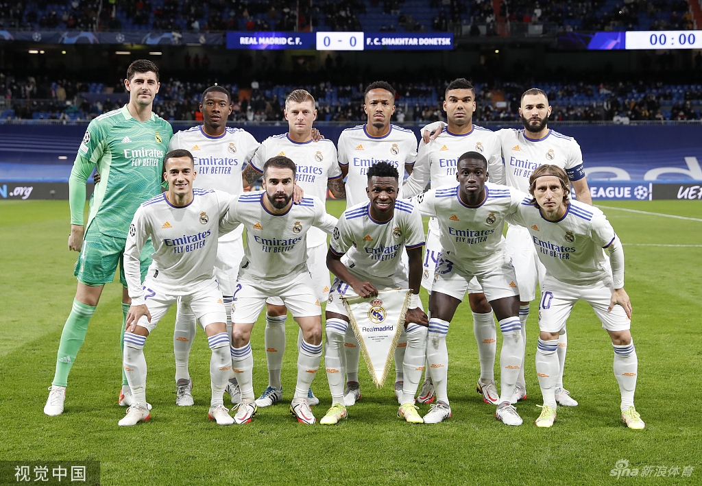 [欧冠]皇马2-1顿涅茨克矿工 本泽马两球