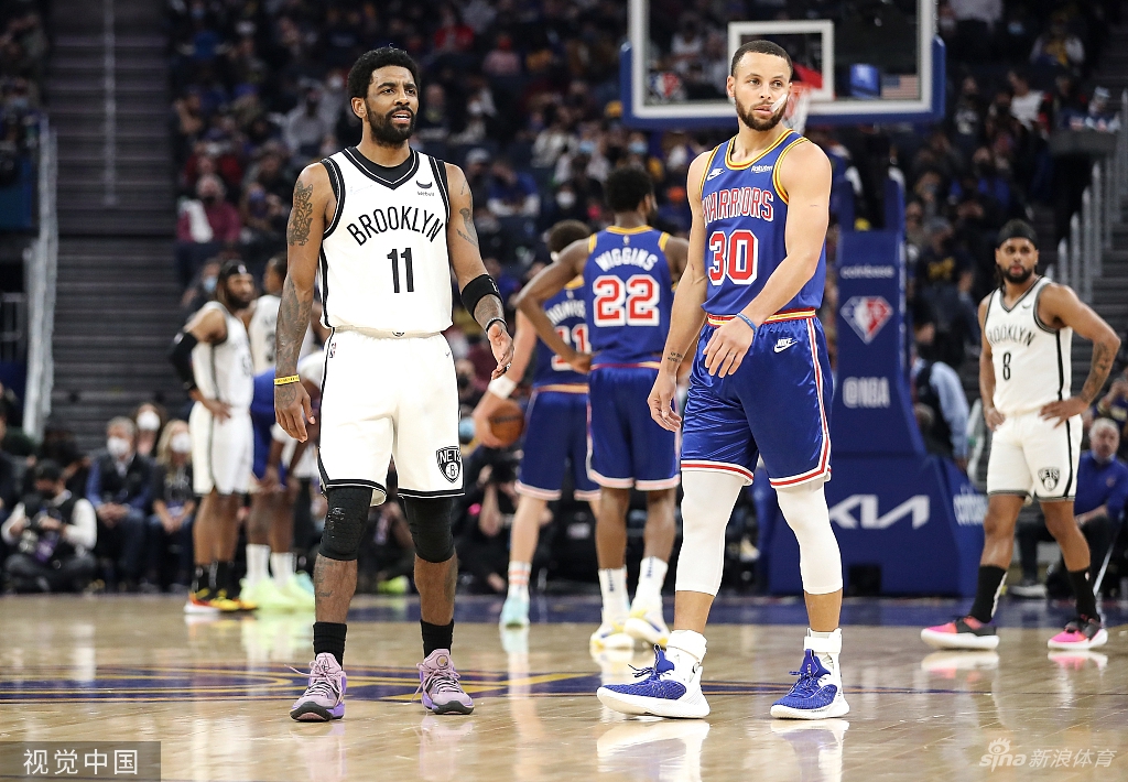 [NBA]篮网106-110勇士 欧文空砍32+7