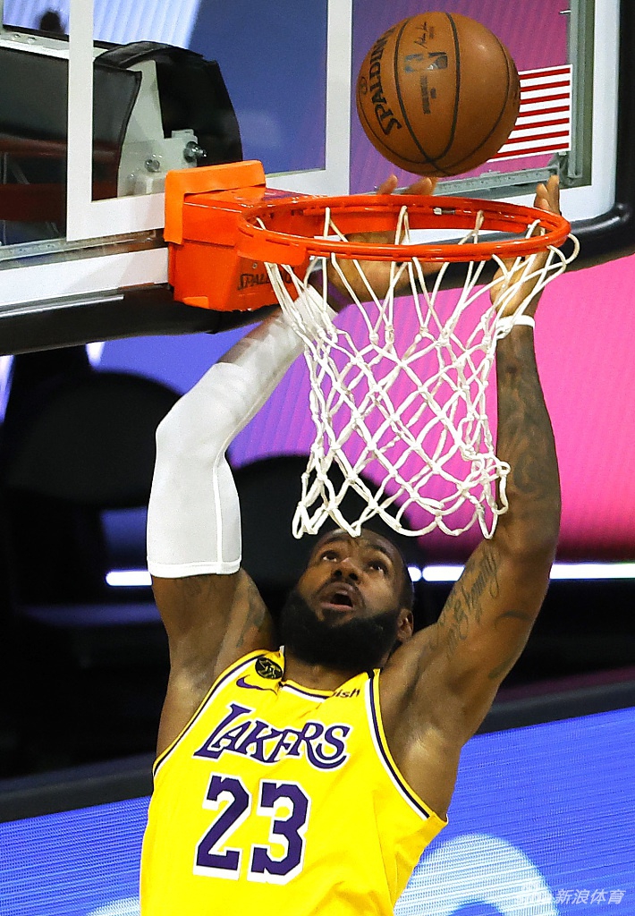 [NBA]湖人122-136国王 詹姆斯17分结束常规赛获助攻王