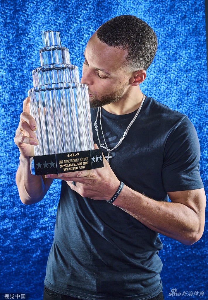 库里拍摄NBA全明星赛MVP写真