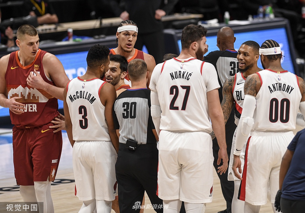 [NBA季后赛]开拓者109-128掘金 约基奇38分力压利拉德