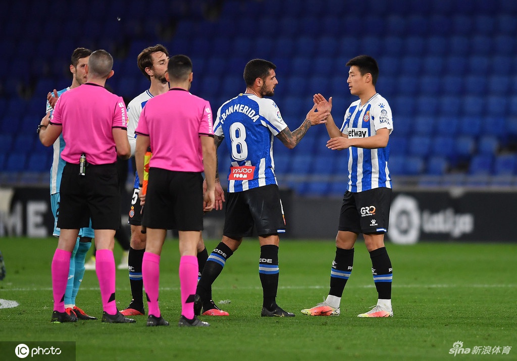 [西乙]西班牙人2-1领跑 武磊88分钟替补登场