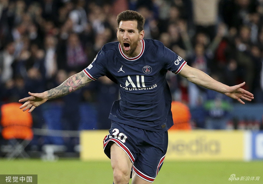 [欧冠]大巴黎2-0曼城 梅西破门