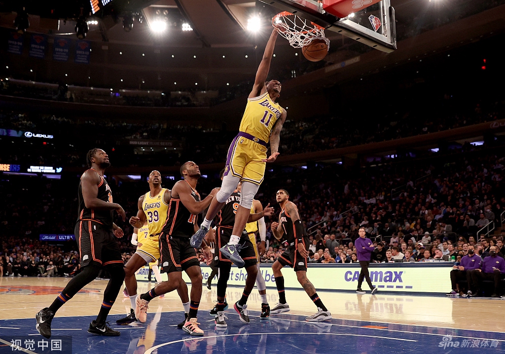 [NBA常规赛]湖人100-106尼克斯