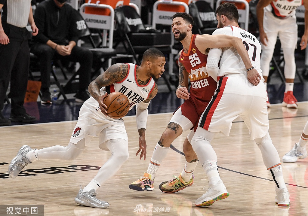 [NBA季后赛]开拓者109-128掘金 约基奇38分力压利拉德