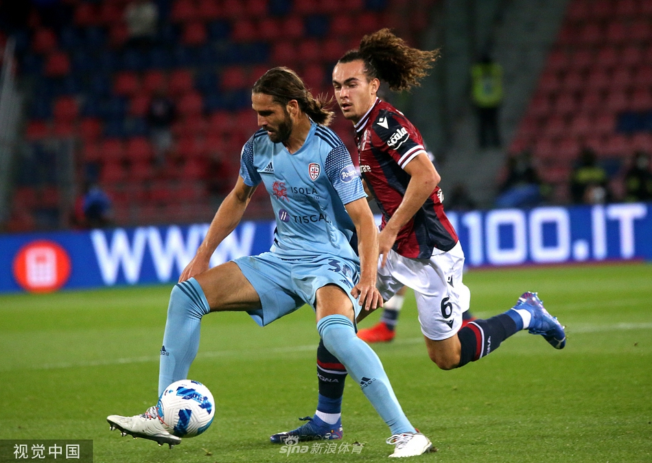[意甲]博洛尼亚2-0卡利亚里 阿瑙托维奇破门