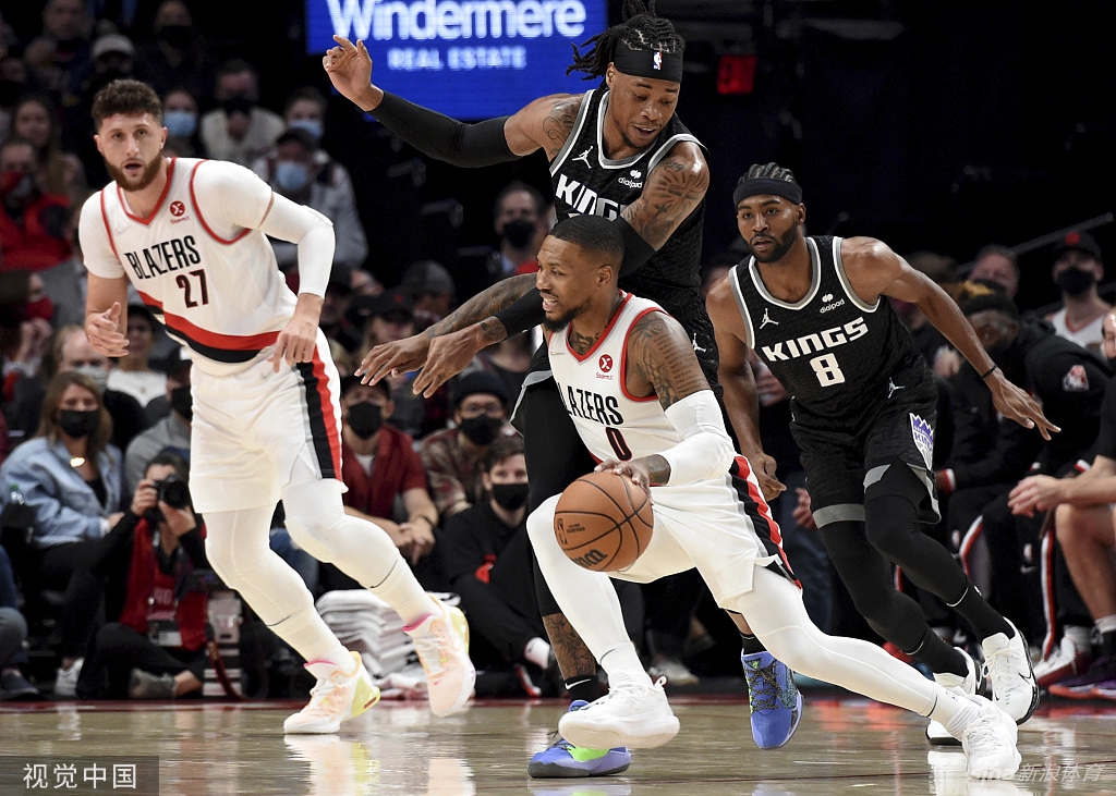 [NBA常规赛]国王124-121开拓者