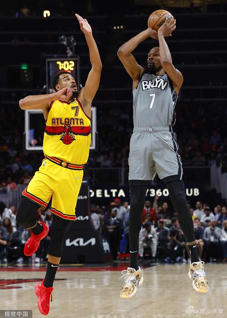 [NBA]篮网115-122老鹰 杜兰特空砍55分