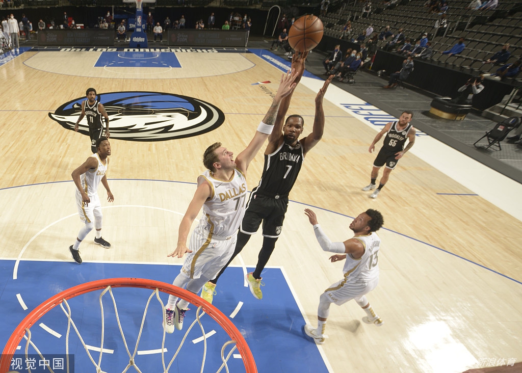 [NBA]篮网109-113独行侠 欧文杜兰特空砍65分