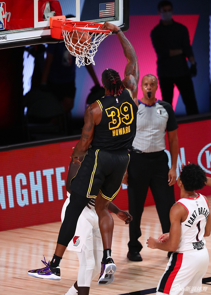 [NBA季后赛]湖人135-115开拓者 总分3-1