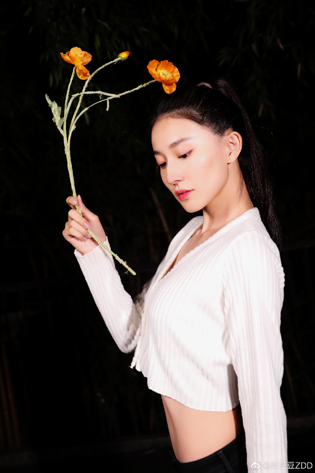 绝美!艺体女神张豆豆清纯风美拍