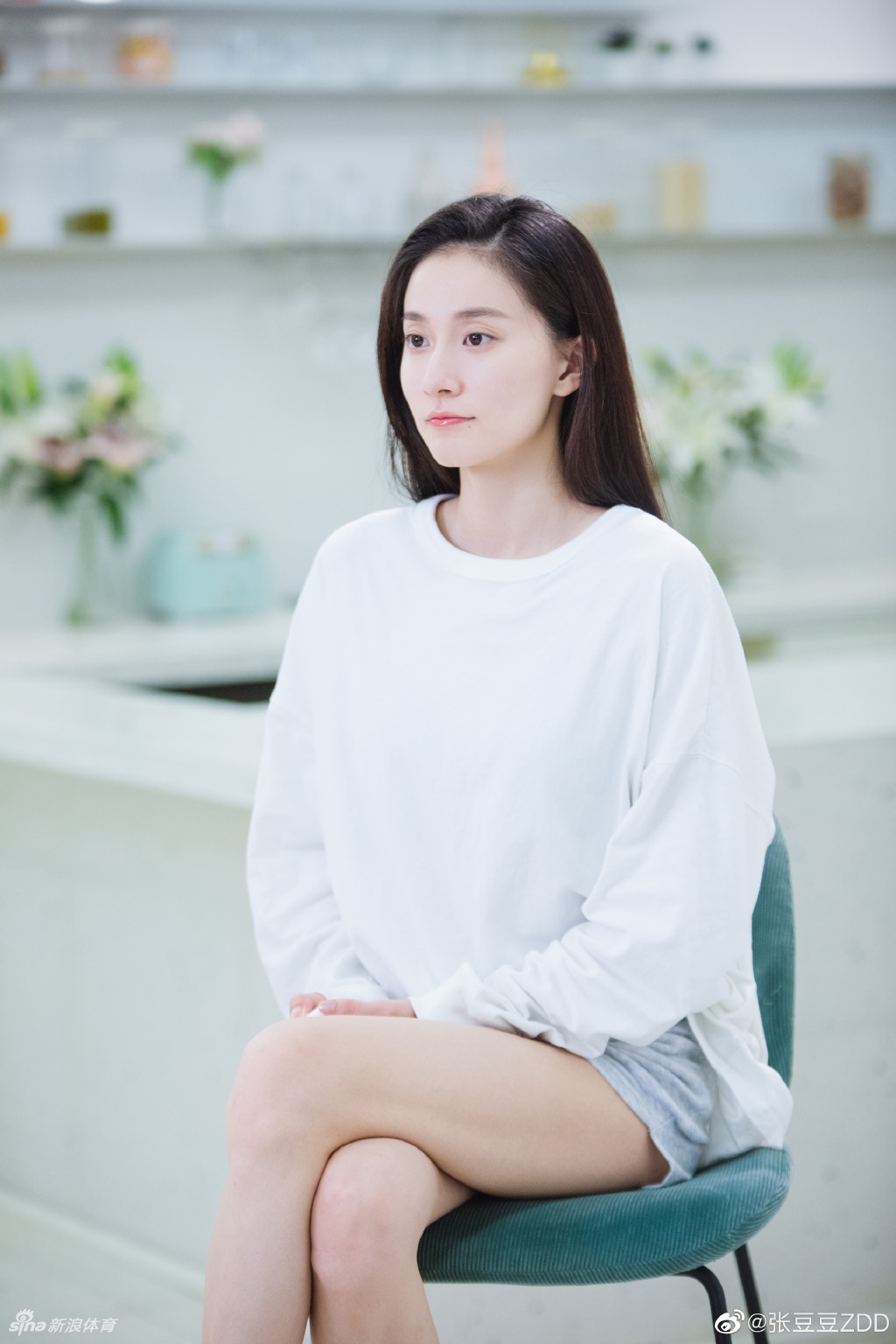 艺术体操女神张豆豆晒综艺剧照:迎着浪花向前冲