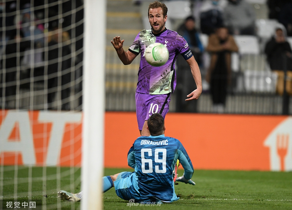 [欧协杯]慕拉2-1热刺 凯恩破门