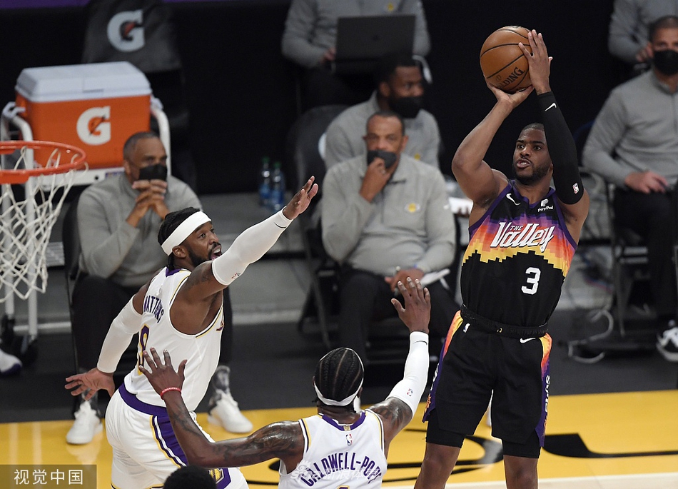 [NBA]太阳110-123湖人 浓眉砍42分12篮板