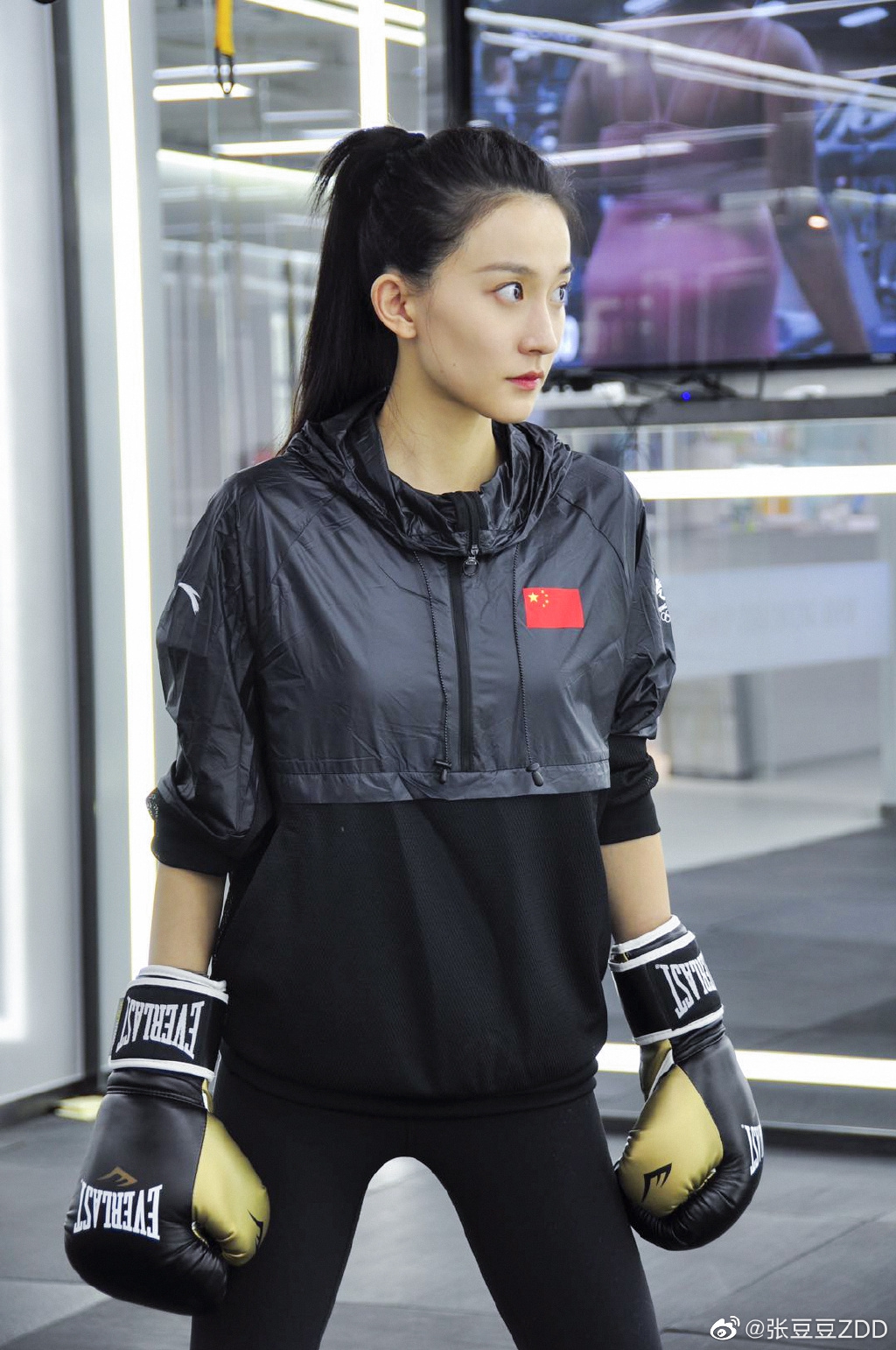 绝美!艺体女神张豆豆清纯风美拍