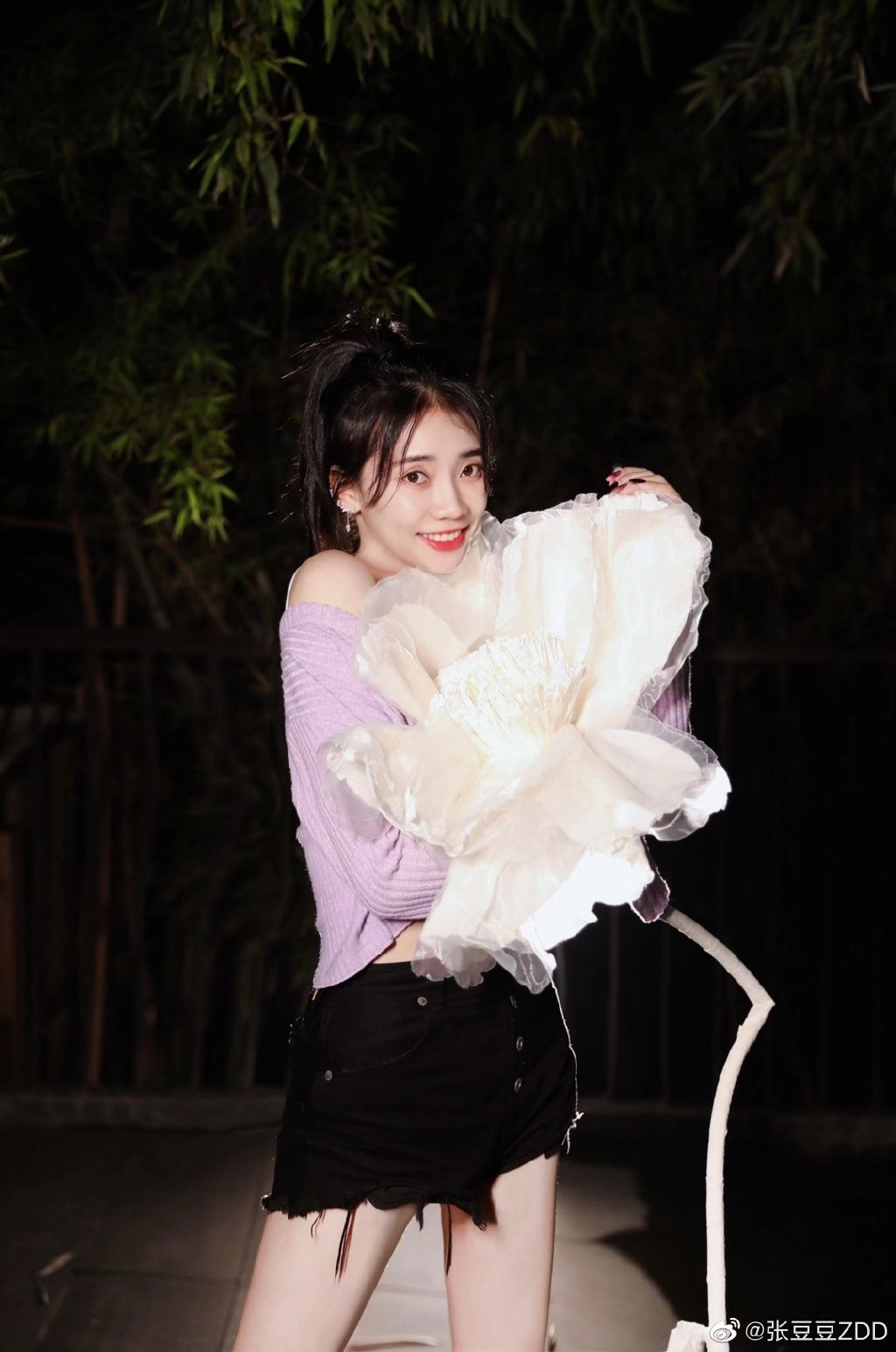 绝美!艺体女神张豆豆清纯风美拍