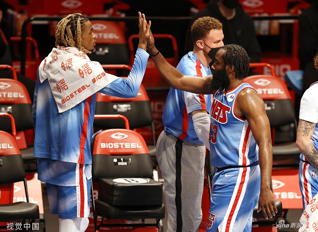 [NBA]马刺116-128篮网 哈登复出砍18分11助攻