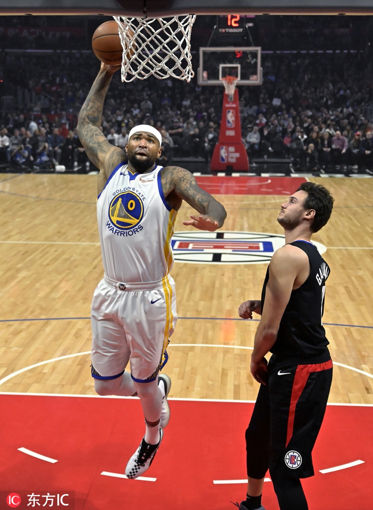 [常规赛]快船94-112勇士