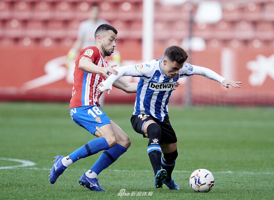 [西乙]希洪竞技1-1西班牙人 武磊替补出战