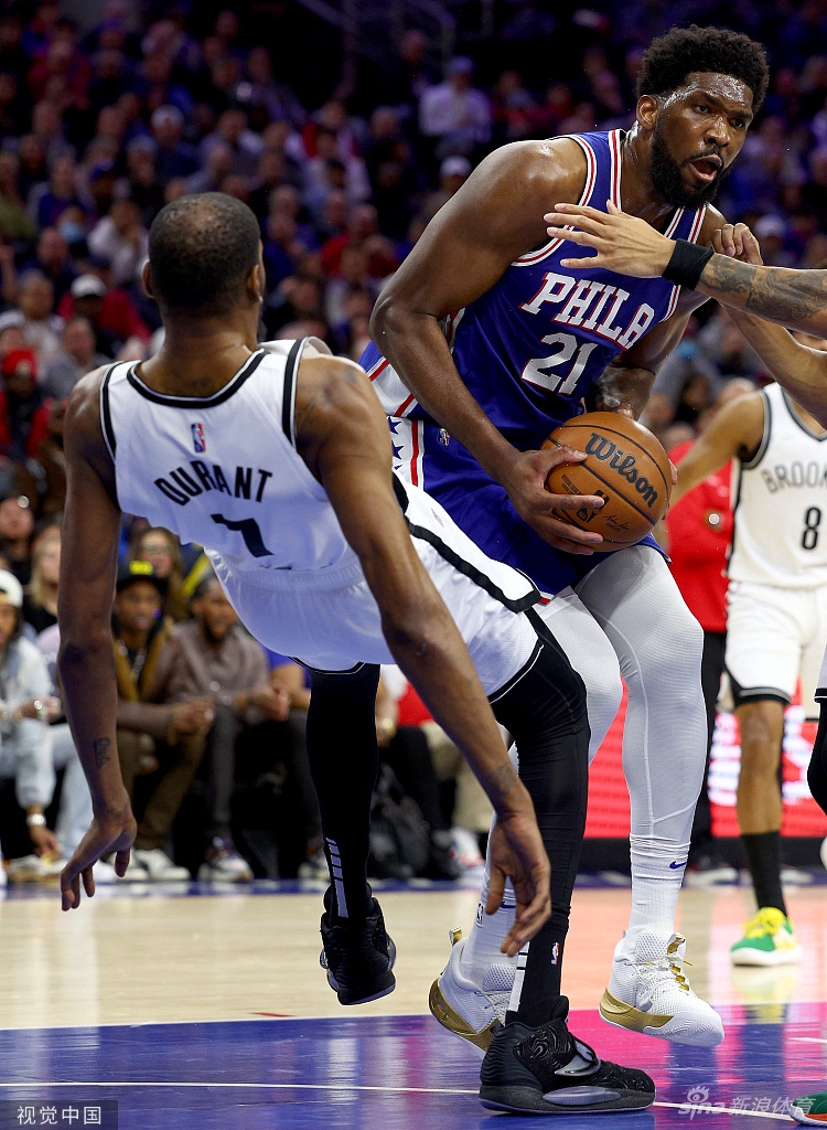 [NBA]篮网129-100大胜76人 杜兰特击溃哈登大帝