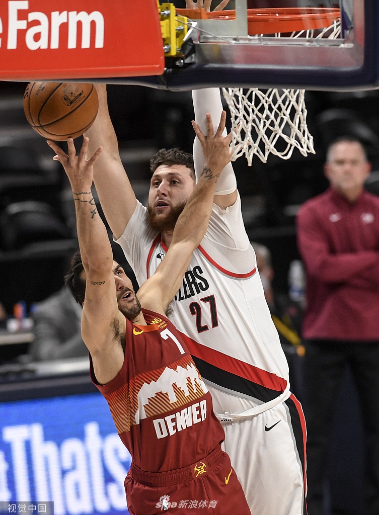 [NBA季后赛]开拓者109-128掘金 约基奇38分力压利拉德