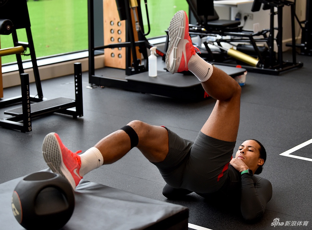 范戴克与戈麦斯回归利物浦训练训练