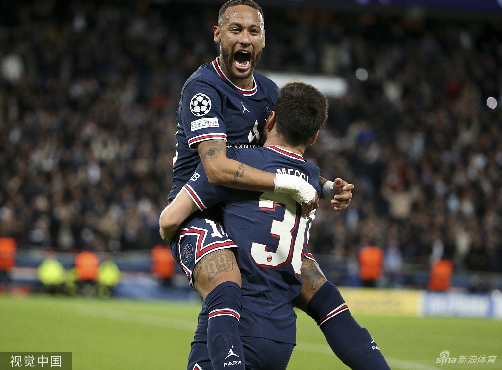 [欧冠]大巴黎2-0曼城 梅西破门