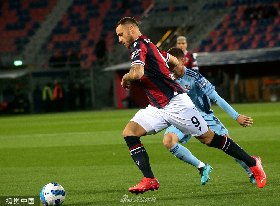 [意甲]博洛尼亚2-0卡利亚里 阿瑙托维奇破门