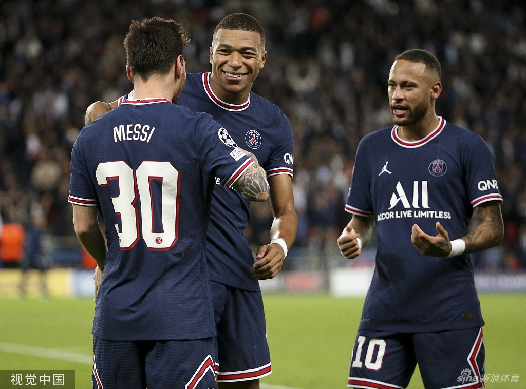 [欧冠]大巴黎2-0曼城 梅西破门