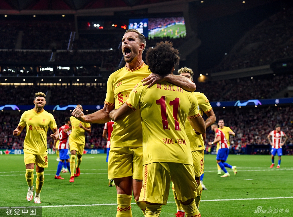 [欧冠]马竞2-3利物浦 萨拉赫两球