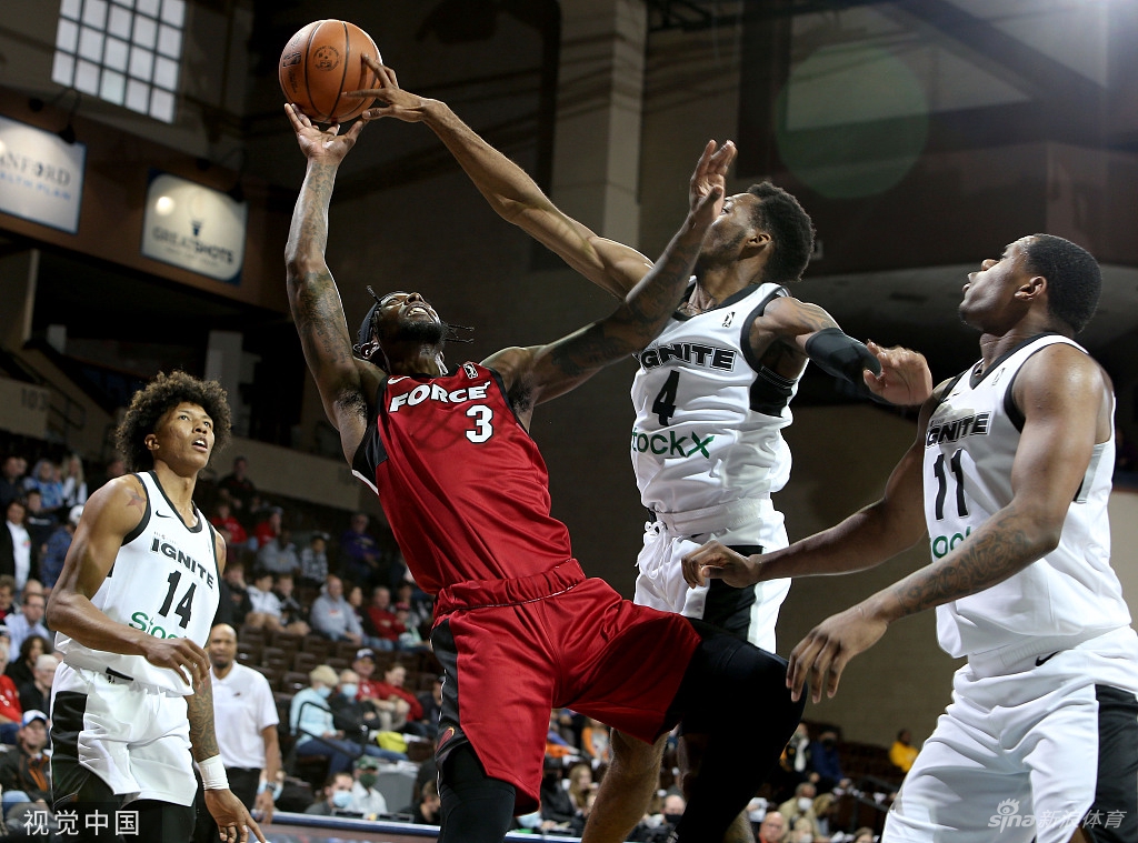 [NBDL]点燃队失利 曾凡博20分钟7分3助攻