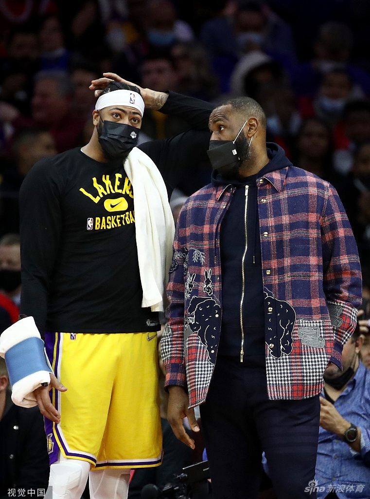 [NBA]湖人87-105负76人 浓眉空砍31分