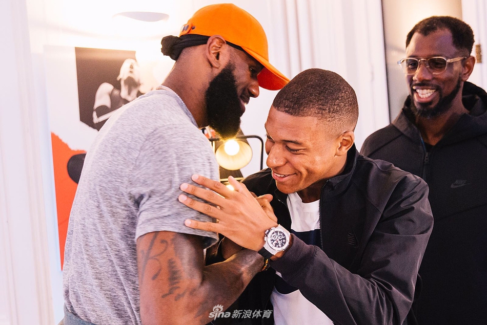 詹皇欧洲巡游会面姆巴佩内马尔