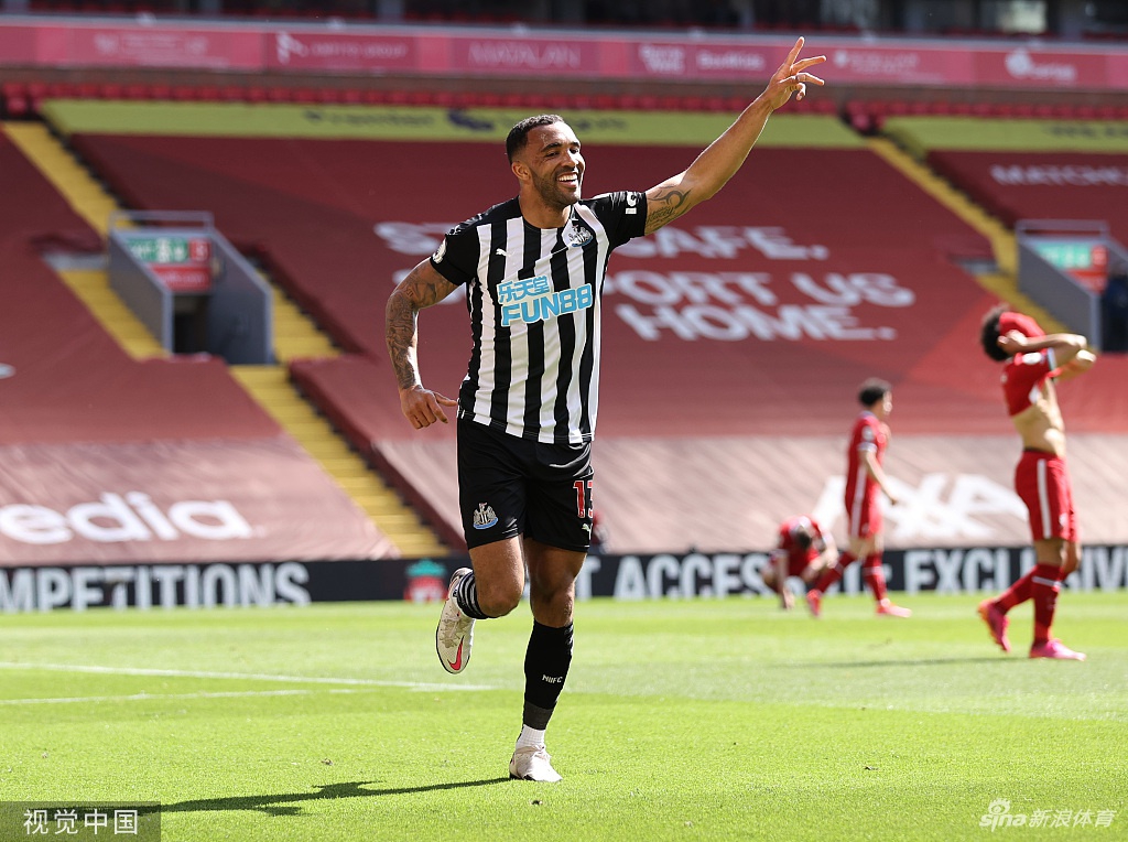 [英超]利物浦第95分钟被扳平 1-1平纽卡斯尔