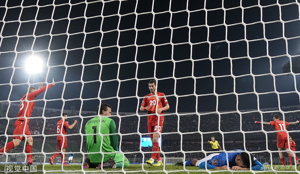 [世预赛]意大利0-1北马其顿 连续2届无缘世界杯