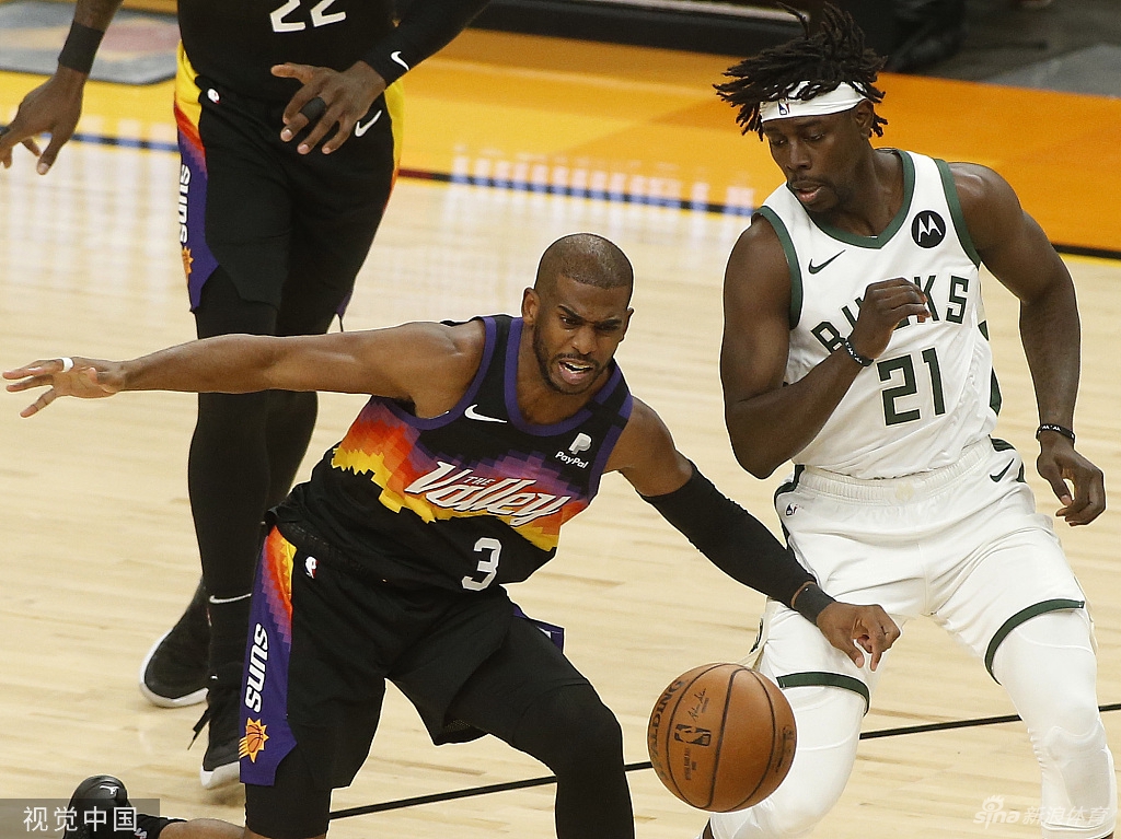 [NBA总决赛G2]雄鹿108-118太阳 布克31分总分2-0