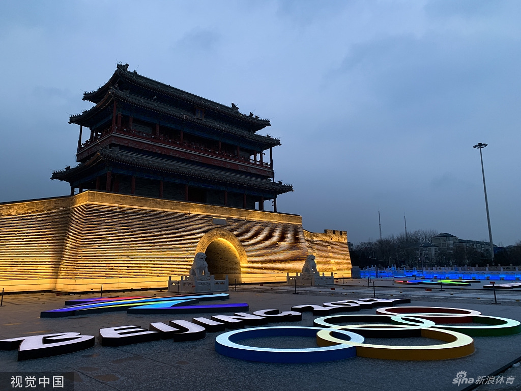 为冬奥增光！北京冬奥城市景观点亮灯光
