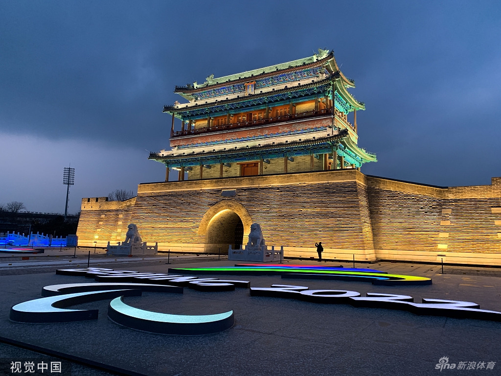 为冬奥增光！北京冬奥城市景观点亮灯光