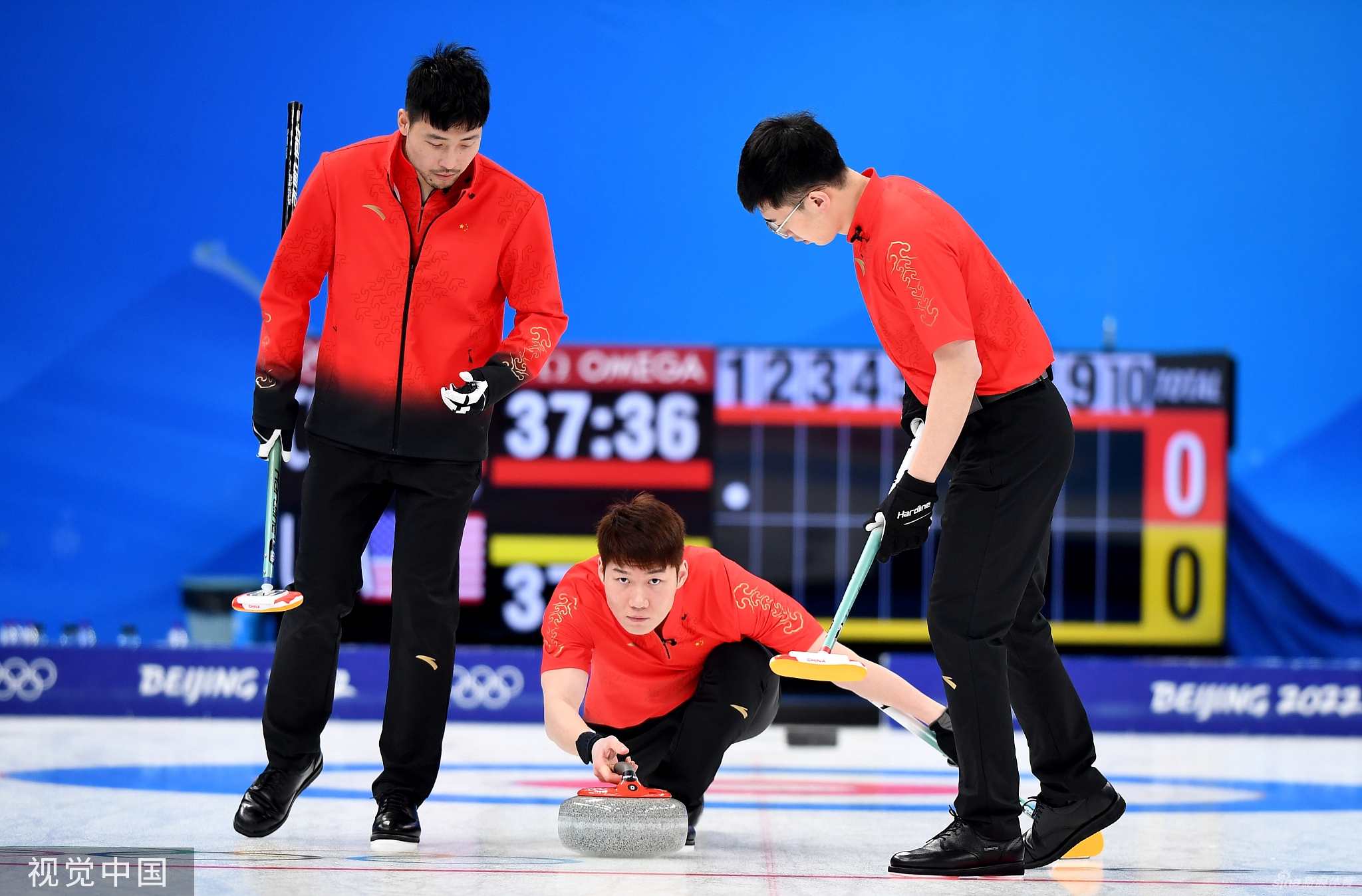 2连败！男子冰壶中国队6-8美国