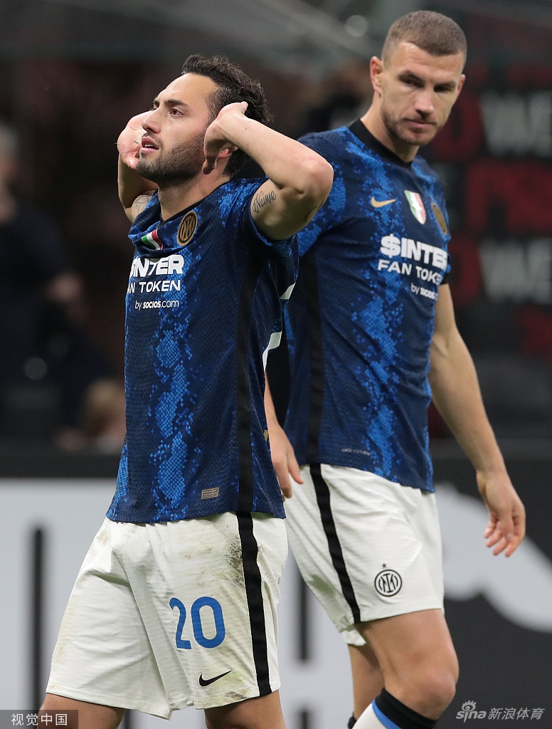 [意甲米兰德比]AC米兰1-1国米 劳塔罗失点