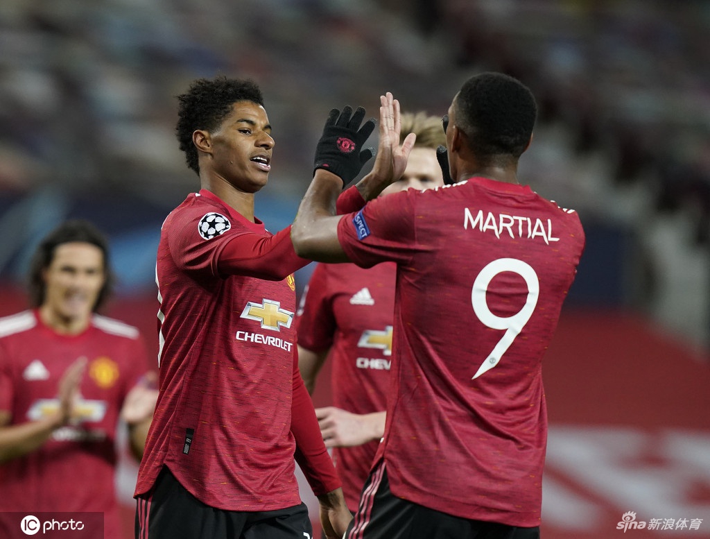 [欧冠]曼联5-0莱比锡 拉什福德上演帽子戏法