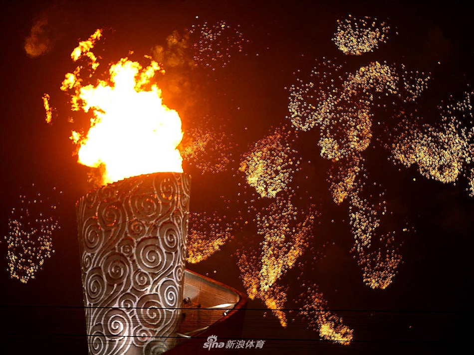 北京奥运会九周年之点燃火炬台
